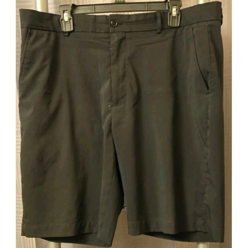 Mens Greg Norman‎ Black Shorts Sz 38x10 5 Pocket Golf Walking Leisure Comfy